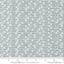 Moda American Gatherings II State Stripe Text Dove Navy Fabric