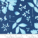 Moda Bluebell Herschel Florals Prussian Blue Fabric