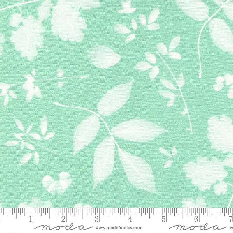 Moda Bluebell Herschel Florals Sage Fabric