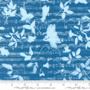 Moda Bluebell Peploe Music Cyan Fabric