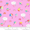 Moda Whatever The Weather Umbrellas Lilac Fabric