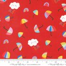 Moda Whatever The Weather Umbrellas Rose Fabric