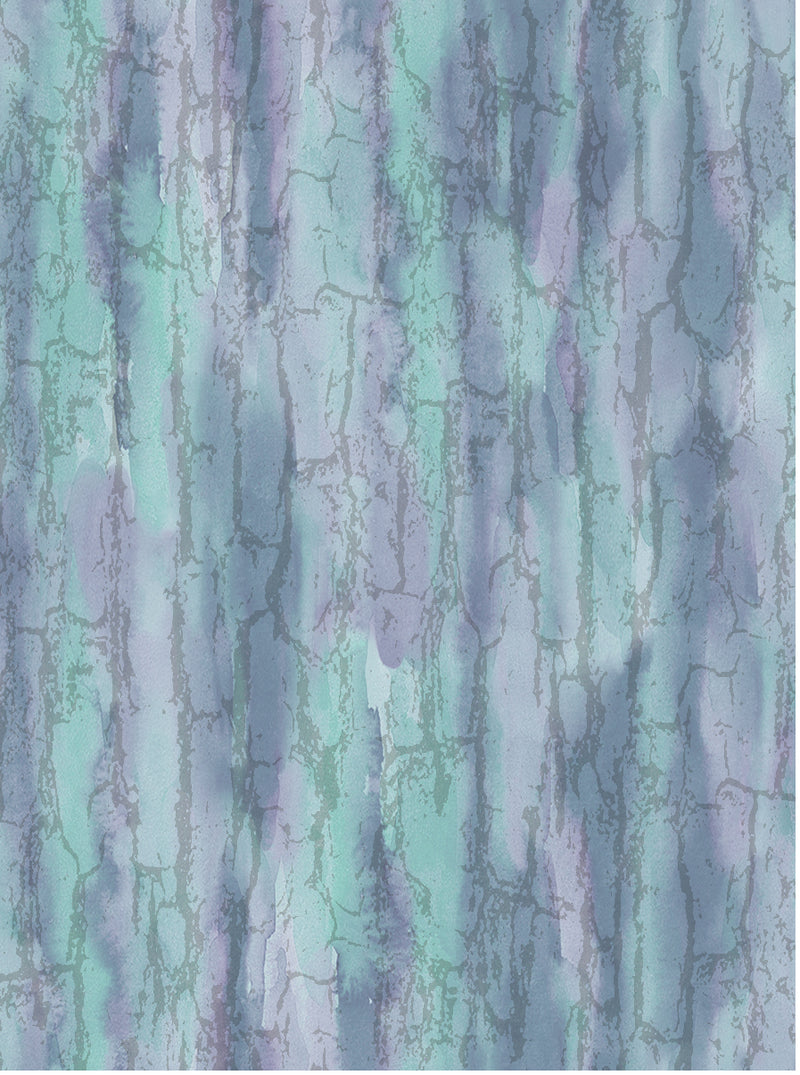 Oasis Fabrics Mystic Nature 2 Tonal Stripe Blue Fabric