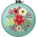 Stamped Embroidery Floral Bouquet Kit