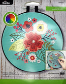 Stamped Embroidery Floral Bouquet Kit