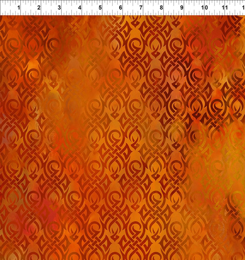 In The Beginning Dragons Emerald Reign Flame Fire Fabric