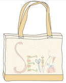 Marcus Fabrics A Stitch For Every Season Canvas Tote Bag Panel