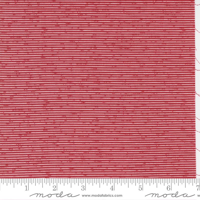 Moda Old Glory Red Urban Stripes Fabric