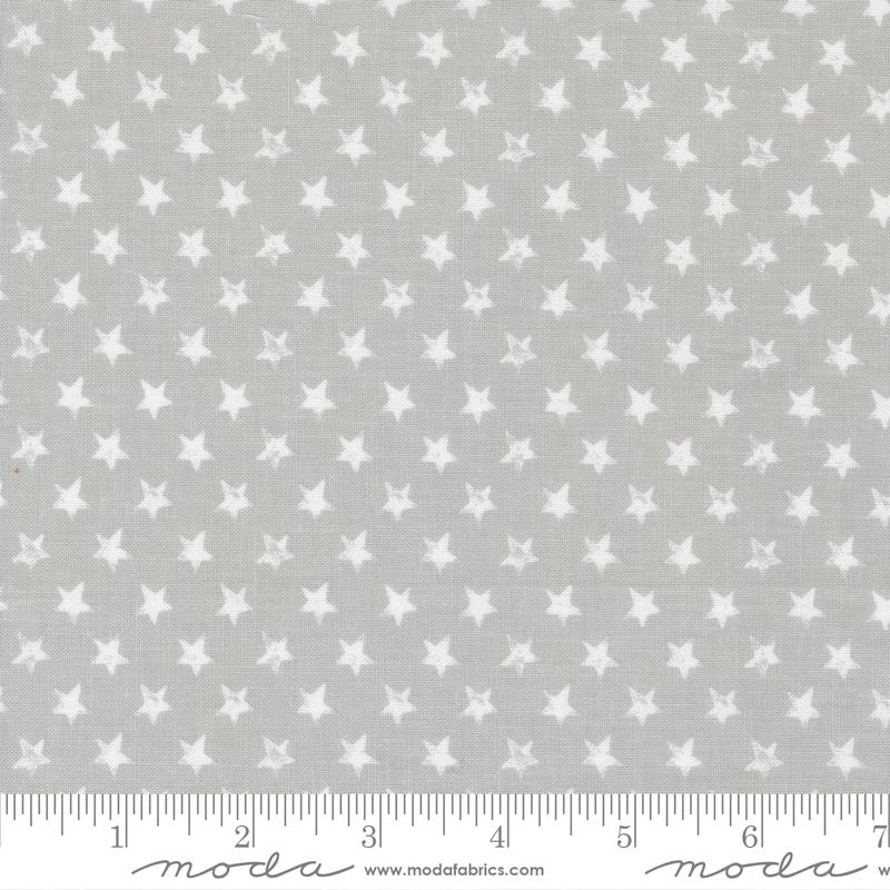 Moda Old Glory Silver Star Spangled Stars Fabric