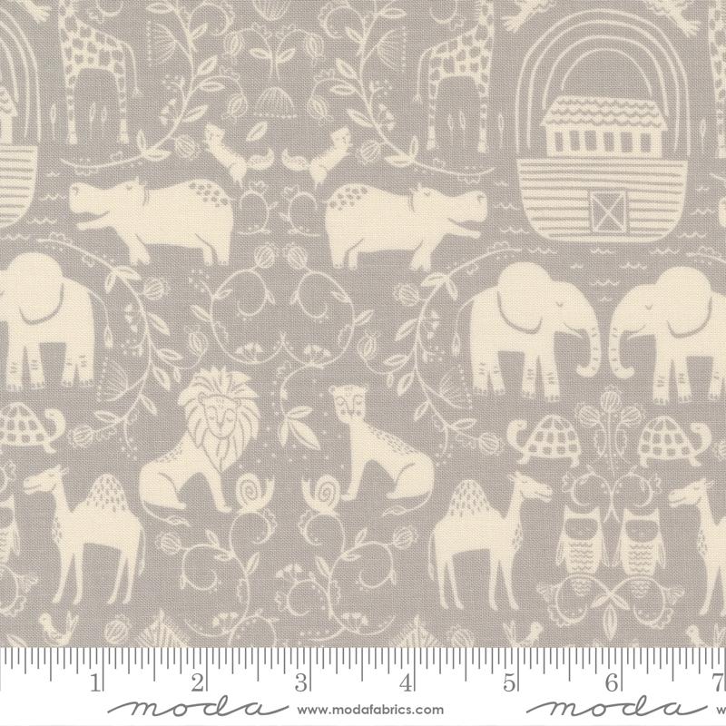 Moda Noah's Ark Two By Two Dove Fabric