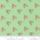 Moda Strawberry Lemonade Mint Bouquet Dots Fabric