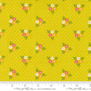 Moda Strawberry Lemonade Lemonade Bouquet Dots Fabric