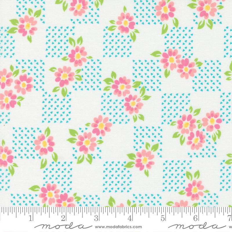 Moda On The Bright Side Sugar Fields Small Floral Fabric