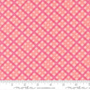 Moda On The Bright Side Bubble Gum Plaid Fabric