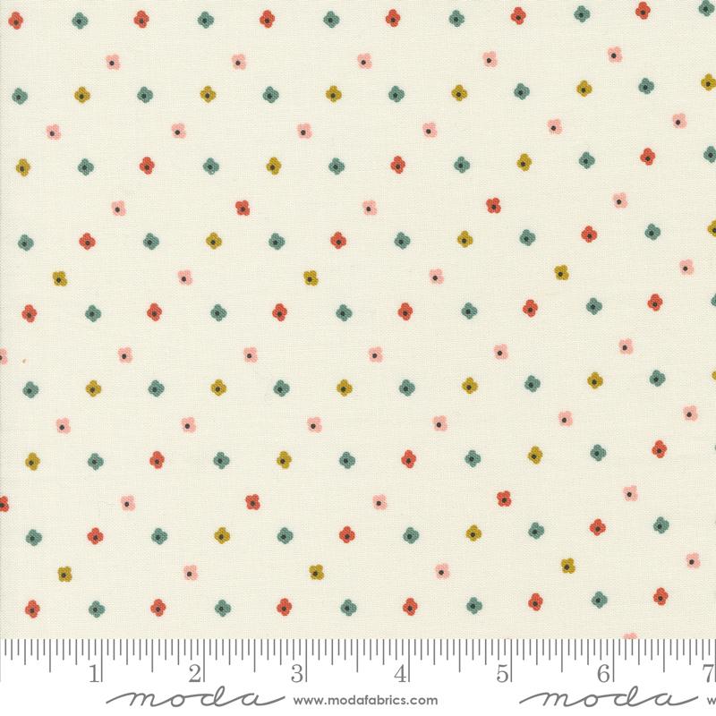 Moda Imaginary Cloud Baby Buds Dots Fabric