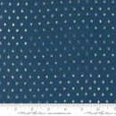 Moda Indigo Blooming Navy Sakura Dots Fabric