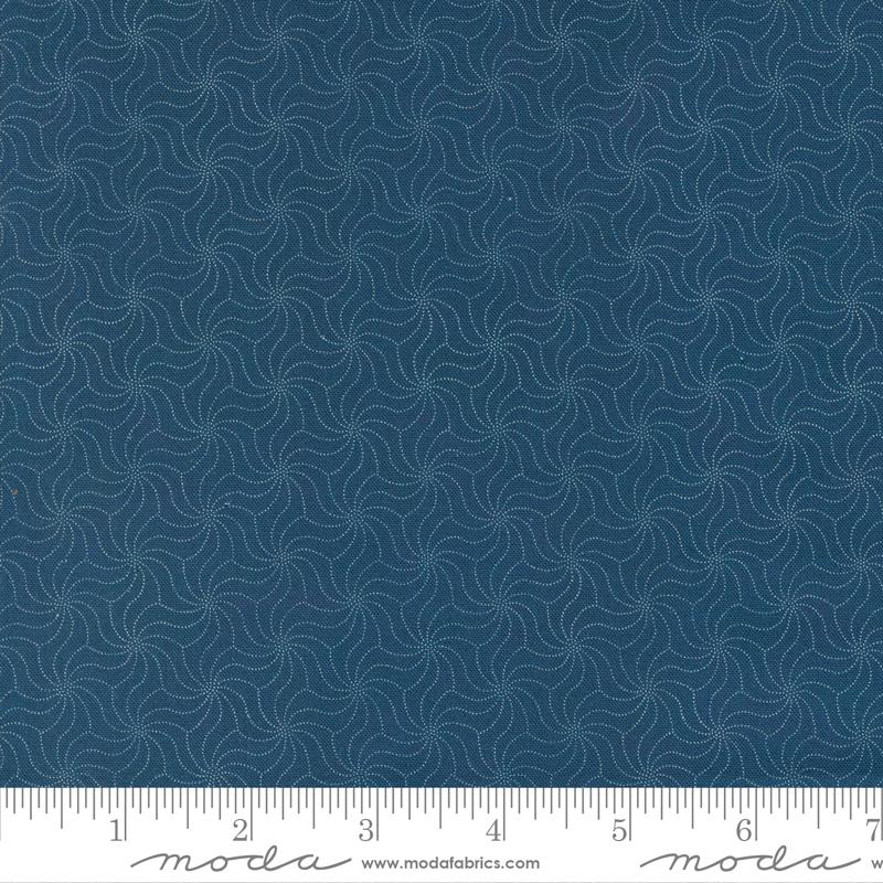 Moda Indigo Blooming Navy Yuri Blender Fabric