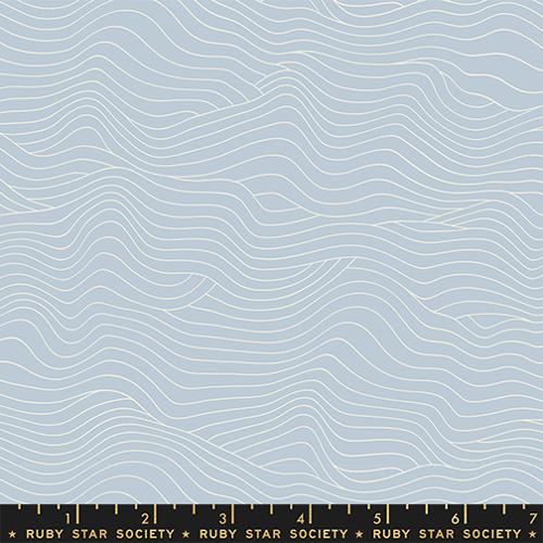 Moda Water Blue Wavelength Fabric