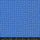 Moda Water Royal Blue Pool Tiles Fabric