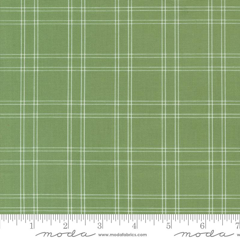 Moda Shoreline Green Plaid Fabric