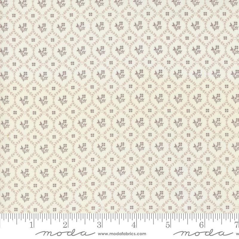 Moda My Summer House Stone Trellis Blooms Fabric