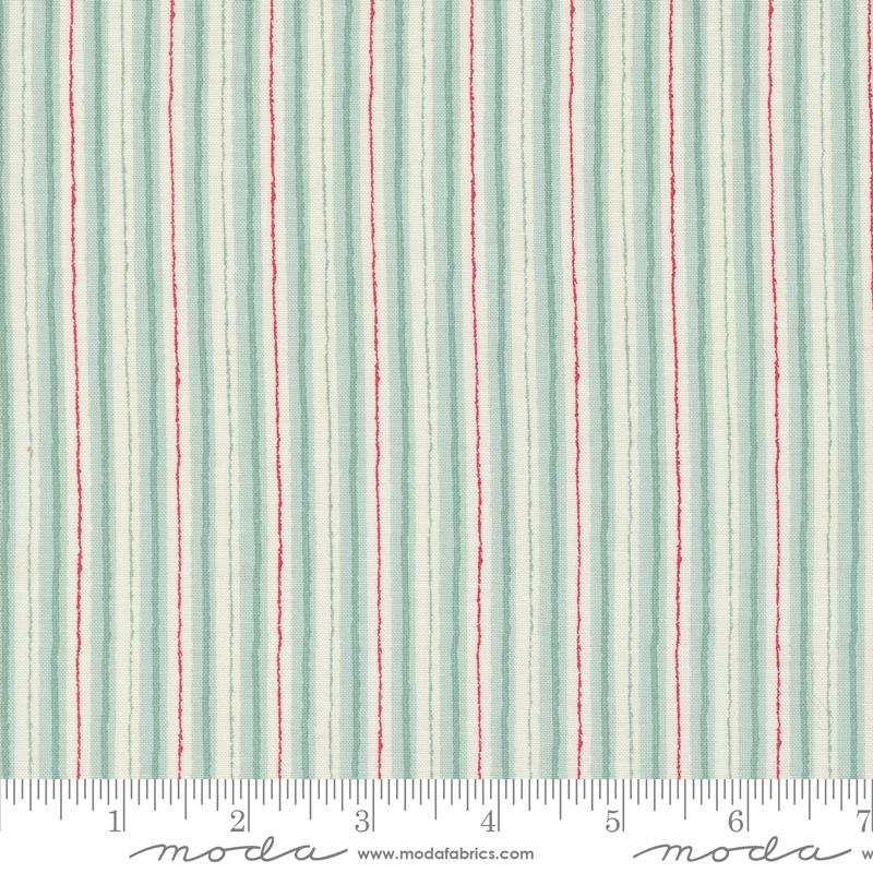 Moda My Summer House Aqua Stripes Fabric