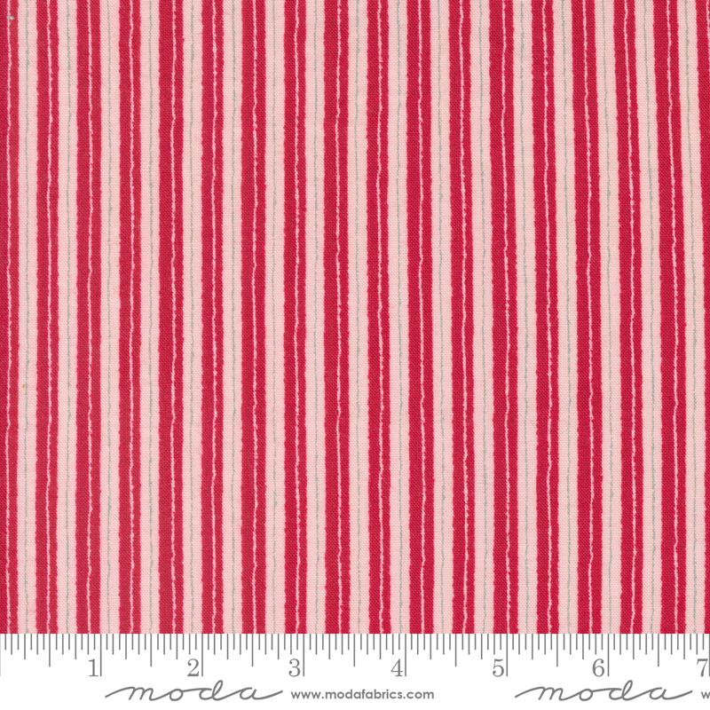 Moda My Summer House Rose Stripes Fabric