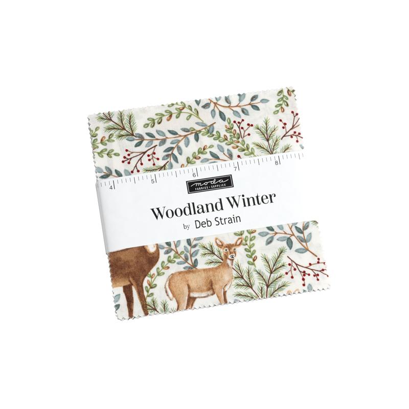 Moda Woodland Winter Charm Pack