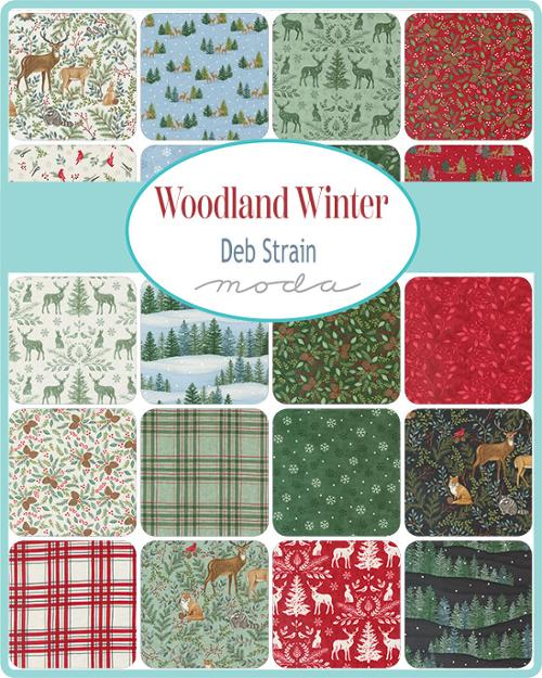 Moda Woodland Winter Charm Pack