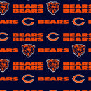 Fabric Traditions NFL Chicago Bears Cotton Print 60" Wide Fabric