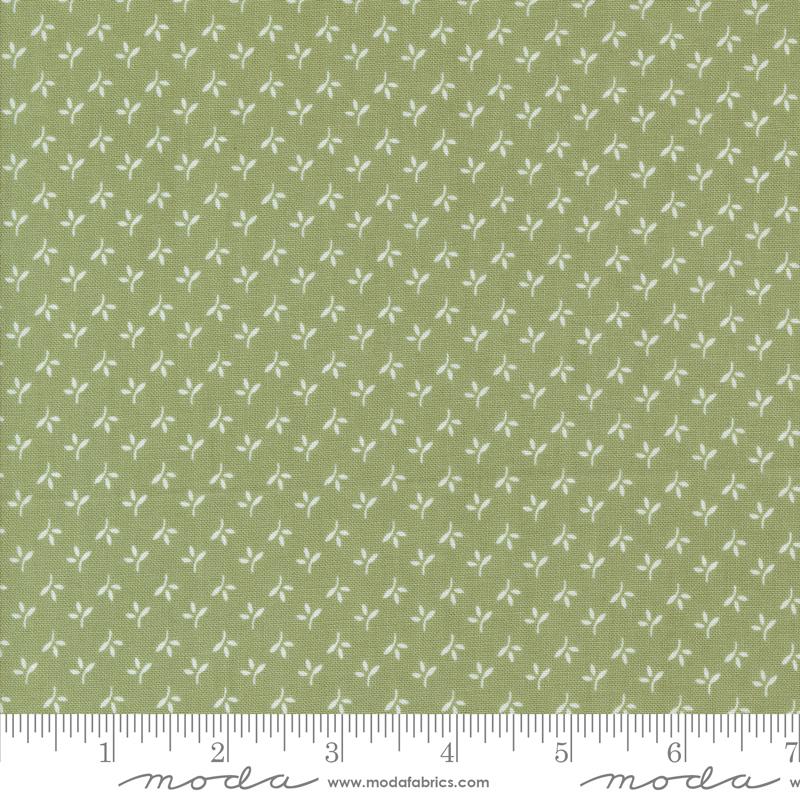 Moda Flower Girl Prairie Leafy Blender Fabric