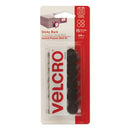 Velcro Sticky Back Circles 5/8 Inch Black 15 Count
