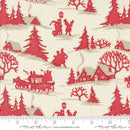 Moda A Christmas Carol Winter Village Snowflake Fabric