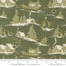 Moda A Christmas Carol Winter Village Holly Fabric