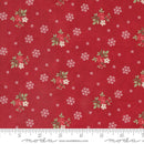 Moda A Christmas Carol Floral Flurries Crimson Fabric