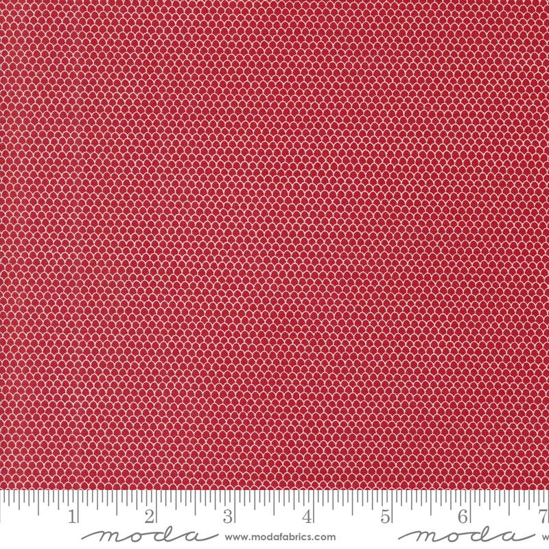 Moda On Dasher Mini Slopes Red Fabric