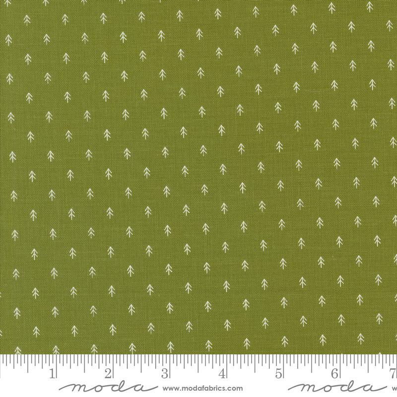 Moda On Dasher Tiny Trees Pine Fabric