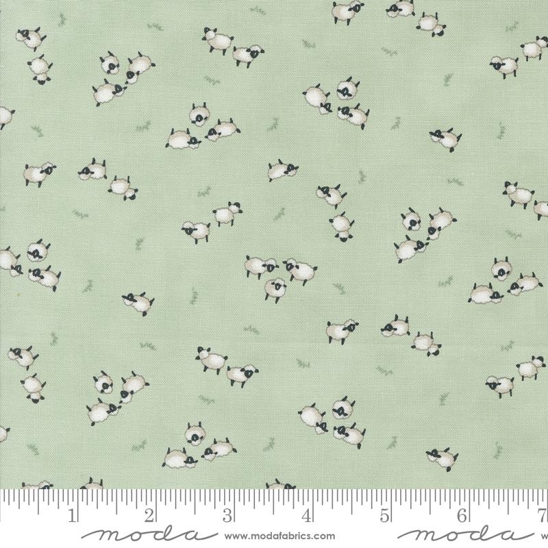 Moda Willows Farm Sheep In The Pasture Willow Fabric