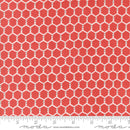 Moda Willows Farm Chicken Wire Barn Red Fabric