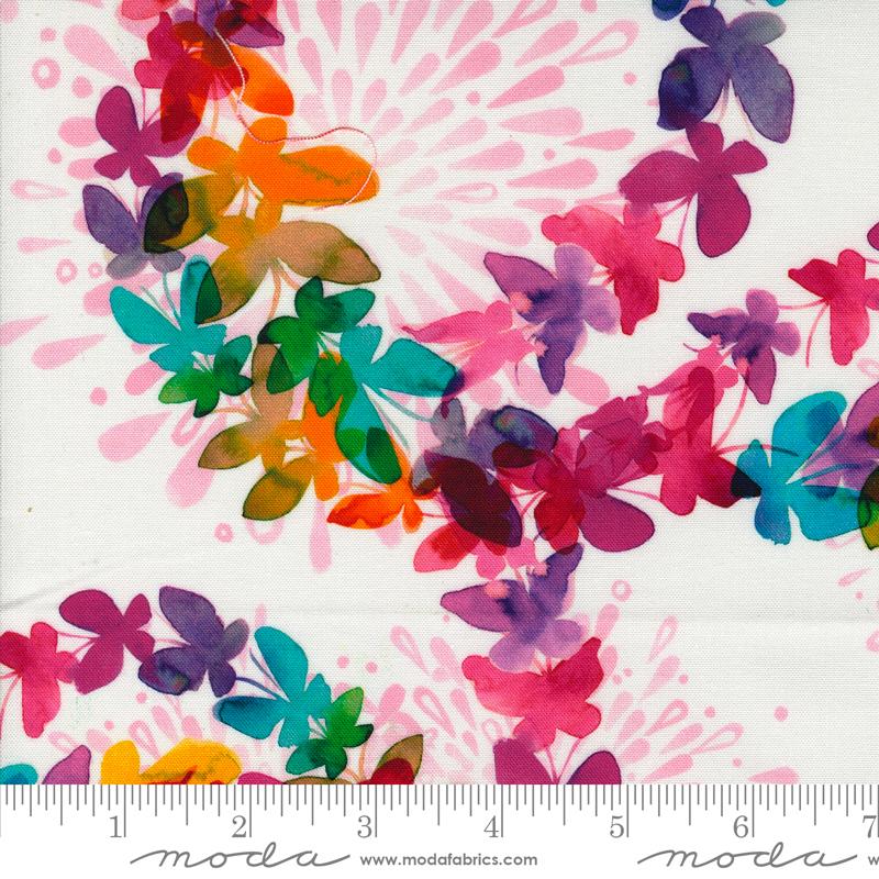 Moda Playgrounds Butterfly Swirl Paper Fabric