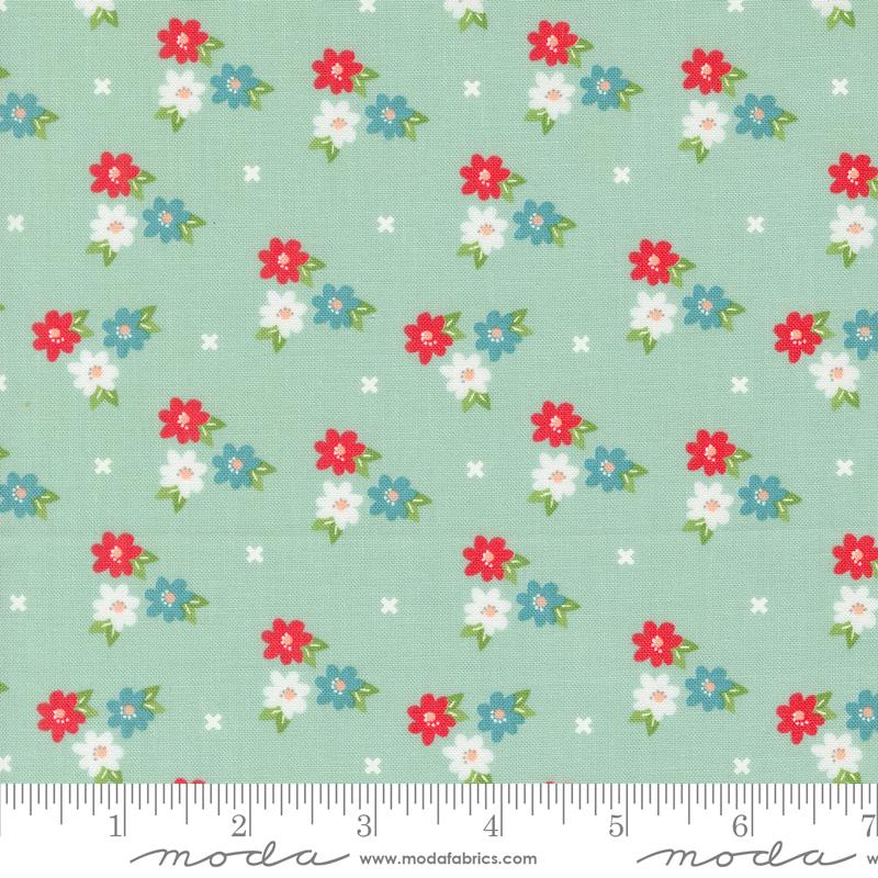 Moda Laguna Sunrise Morning Glory Florals Home Town Sky Fabric