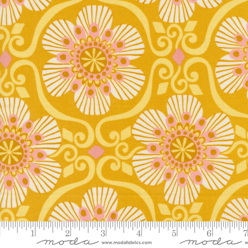 Moda Tango Barcelona Turmeric Fabric