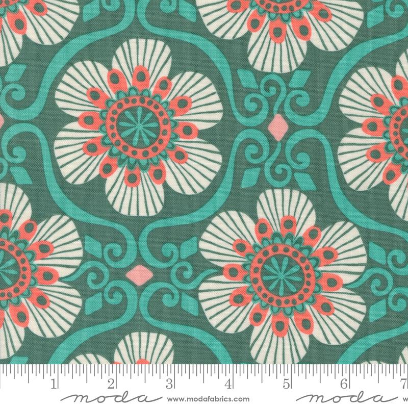 Moda Tango Barcelona Basil Fabric