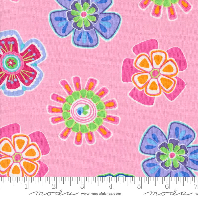 Moda Fiesta Party Time Florals Cotton Candy Fabric
