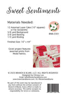 Sweet Sentiments Table Runner Pattern