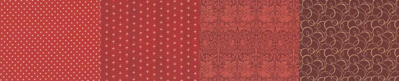 50 Years of Moda Burgundy Fabric