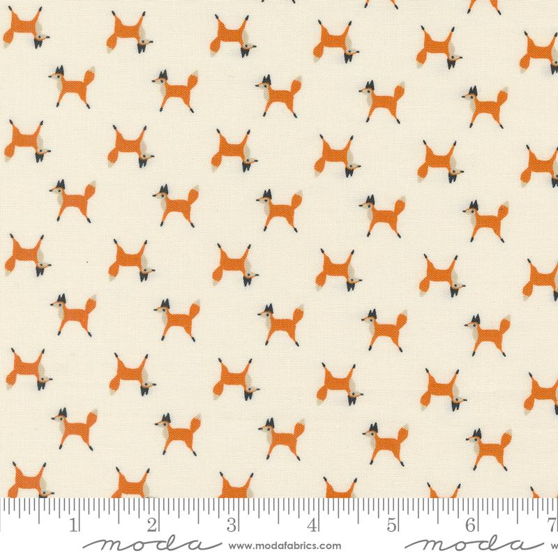 Moda Woodland Wonder Fox Trot Cloud Fabric