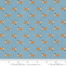 Moda Woodland Wonder Fox Trot Sky Fabric