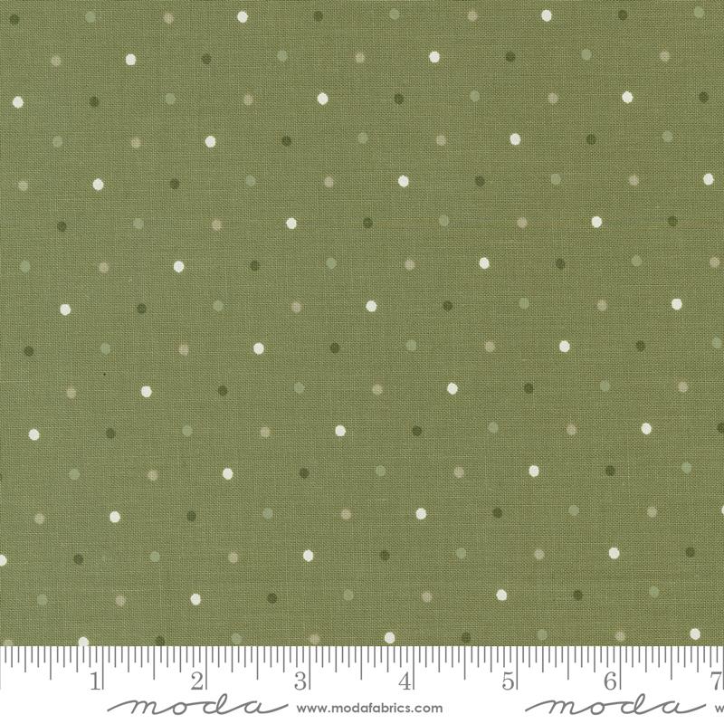 Moda Berry And Pine Magic Dot Fern Fabric