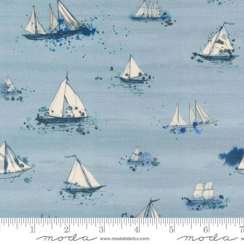 Moda Longshore Marine Day Fabric